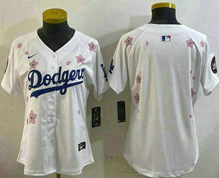 Youth Los Angeles Dodgers Blank White 2025 Tokyo Series Limited Jersey