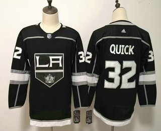 Youth Los Angeles Kings #32 Jonathan Quick Black 2017-2018 Hockey Stitched NHL Jersey