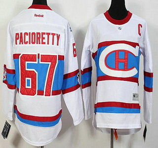 Youth Montreal Canadiens #67 Max Pacioretty Reebok White 2016 Winter Classic Premier Jersey