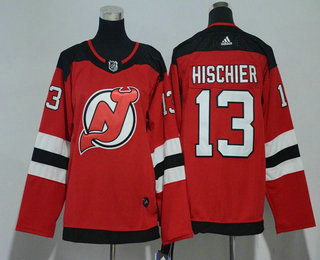 Youth New Jersey Devils #13 Nico Hischier Red 2017-2018 Hockey Stitched NHL Jersey