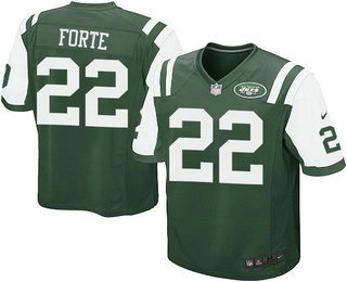 Youth New York Jets #22 Matt Forte Green Team Color Elite Jersey