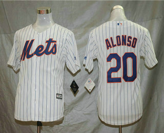 Youth New York Mets #20 Pete Alonso White Home Stitched MLB Cool Base Jersey