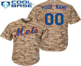 Youth New York Mets Customized Camo Jersey