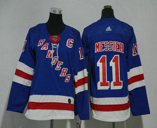 Youth New York Rangers #11 Mark Messier Royal Blue Home 2017-2018 Hockey Stitched NHL Jersey
