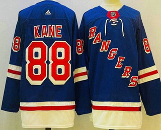 Youth New York Rangers #88 Patrick Kane Blue Authentic Jersey