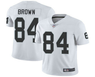 Youth Oakland Raiders #84 Antonio Brown White 2017 Vapor Untouchable Stitched NFL Nike Limited Jersey