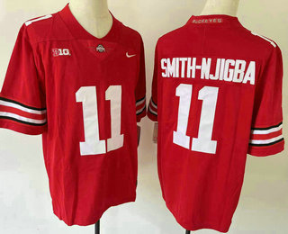 Youth Ohio State Buckeyes #11 Jaxon Smith Njigba Red 2022 Vapor Untouchable Stitched Nike Jersey