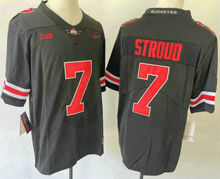 Youth Ohio State Buckeyes #7 CJ Stroud Black 2022 Vapor Untouchable Stitched Nike Jersey
