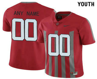 Youth Ohio State Buckeyes Customized College Football 1916 Throwback Jersey - Red