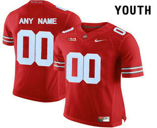 Youth Ohio State Buckeyes Customized College Football Limited Jersey - Red
