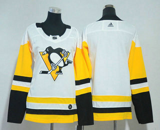 Youth Pittsburgh Penguins Blank White 2017-2018 Hockey Stitched NHL Jersey
