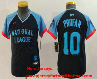 Youth San Diego Padres #10 Jurickson Profar Navy 2024 All Star Limited Stitched Jersey