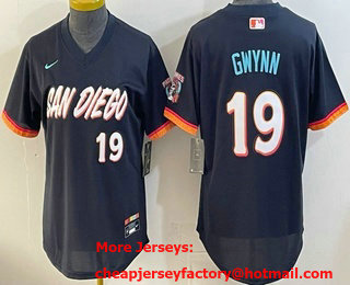 Youth San Diego Padres #19 Tony Gwynn Navy 2026 City Connect Stadium Jersey