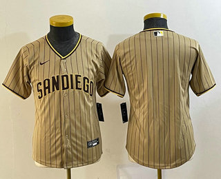 Youth San Diego Padres Blank Brown Stitched MLB Cool Base Nike Jersey