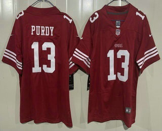 Youth San Francisco 49ers #13 Brock Purdy Limited Red Vapor Jersey