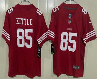 Youth San Francisco 49ers #85 George Kittle Limited Red Vapor Jersey