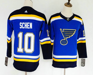 Youth St. Louis Blues #10 Brayden Schenn Blue 2017-2018 Hockey Stitched NHL Jersey