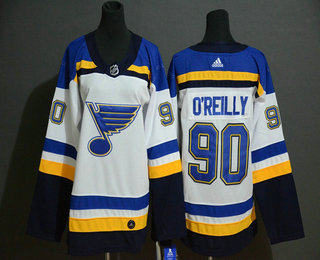 Youth St. Louis Blues #90 Ryan O'Reilly White Adidas Stitched NHL Jersey