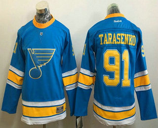 Youth St. Louis Blues #91 Vladimir Tarasenko Blue 2017 Winter Classic Stitched NHL Reebok Hockey Jersey