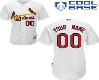 Youth St. Louis Cardinals Customized White Jersey