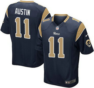 Youth St. Louis Rams #11 Tavon Austin Navy Blue Team Color NFL Nike Game Jersey