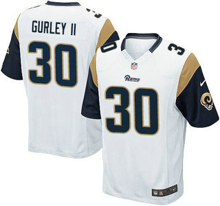 Youth St. Louis Rams #30 Todd Gurley II White NFL Nike Game Jersey