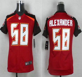 Youth Tampa Bay Buccaneers #58 Kwon Alexander Red Team Color NFL Nike Game Jersey