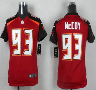 Youth Tampa Bay Buccaneers #93 Gerald McCoy Red Team Color NFL Nike Game Jersey