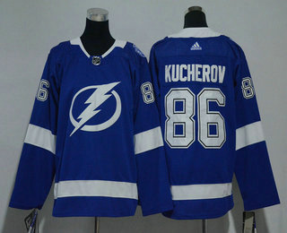 Youth Tampa Bay Lightning #86 Nikita Kucherov Light Blue 2017-2018 Hockey Stitched NHL Jersey