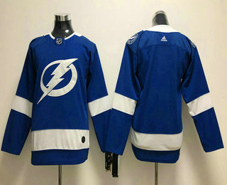 Youth Tampa Bay Lightning Blank Light Blue 2017-2018 Hockey Stitched NHL Jersey