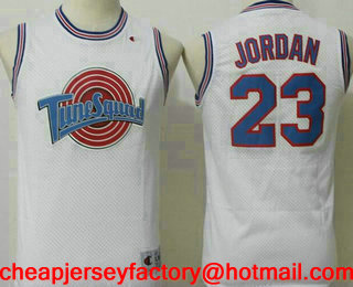 Youth The Movie Space Jam #23 Michael Jordan White Soul Swingman Basketball Jersey