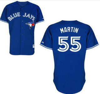 Youth Toronto Blue Jays #55 Russell Martin Alternate Blue MLB Jersey
