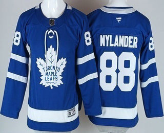 Youth Toronto Maple Leafs #88 William Nylander Blue Authentitc Jersey