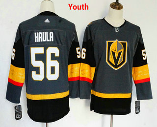 Youth Vegas Golden Knights #56 Erik Haula Gray 2017-2018 Hockey Stitched NHL Jersey