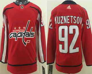 Youth Washington Capitals #92 Evgeny Kuznetsov Red 2017-2018 Hockey Stitched NHL Jersey