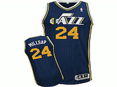 Utah Jazz Paul Millsap Revolution 30 Authentic Road Jersey